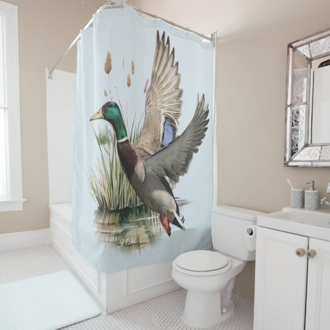 Duck Shower Curtain (In Situ)