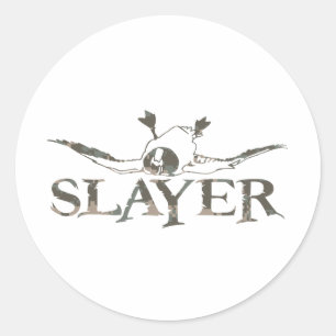 DUCK SLAYER CLASSIC ROUND STICKER
