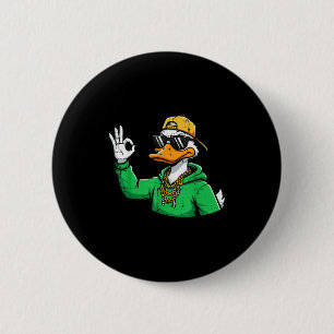 Duck Sungles Men Kids Boys Girls Youth Teen Women 6 Cm Round Badge