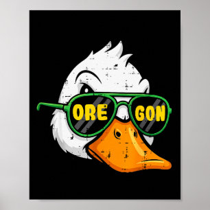 Duck Sungles Men Women Kids Girls Youth Teen Boys Poster