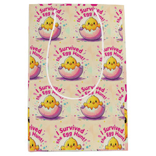 Duck Survived The Egg Hunt Medium Gift Bag