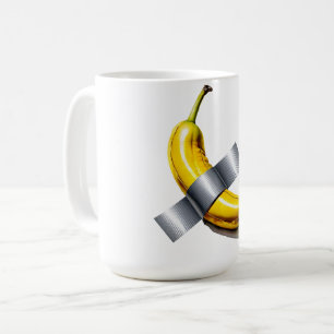 Duck Taped Banana 15oz Coffee Mug