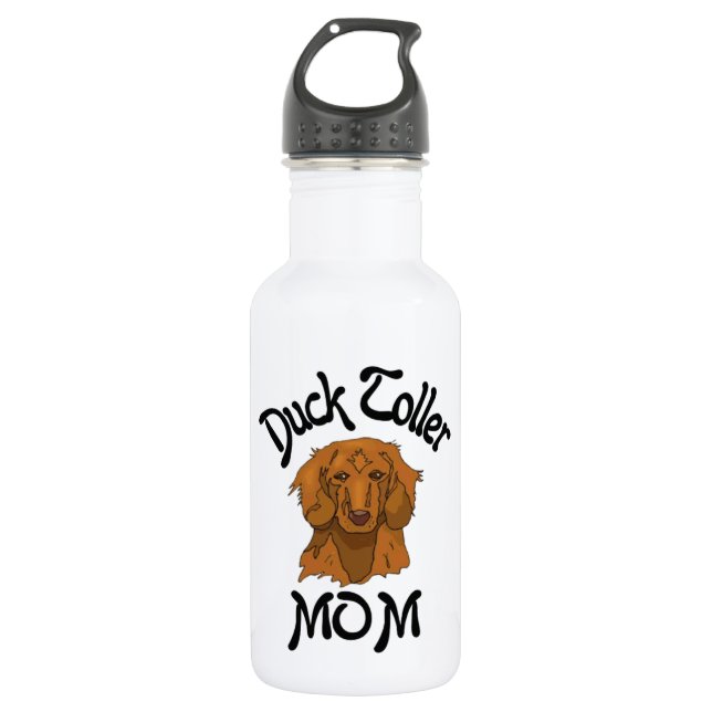 Duck Toller Mum 532 Ml Water Bottle (Front)