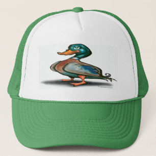 duck trucker hat