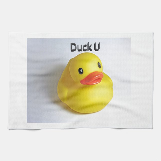 Duck U Tea Towel (Horizontal)