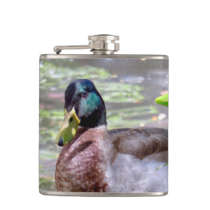 Duck Vinyl Wrapped Flask