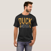 Duck Whisperer Ducks Birds Bird Khaki Campbell T-Shirt (Front Full)