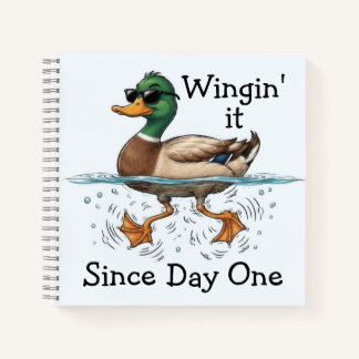 Duck Winging It Notebook