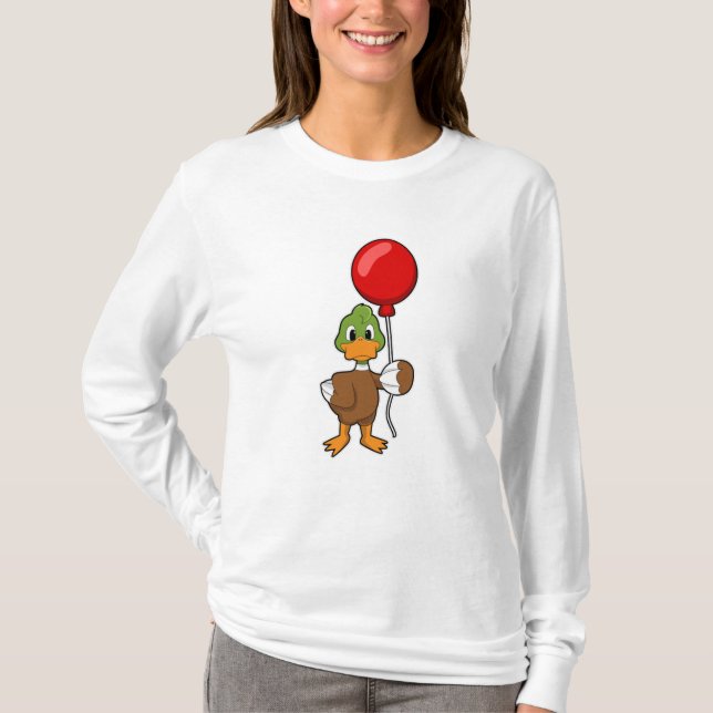 Duck with Balloon T-Shirt (Front)