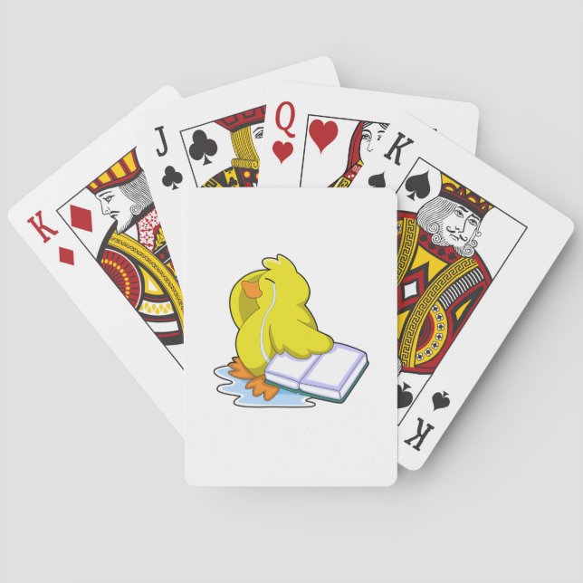 Duck with Book Playing Cards (Back)