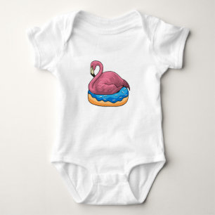Duck with Donut Baby Bodysuit