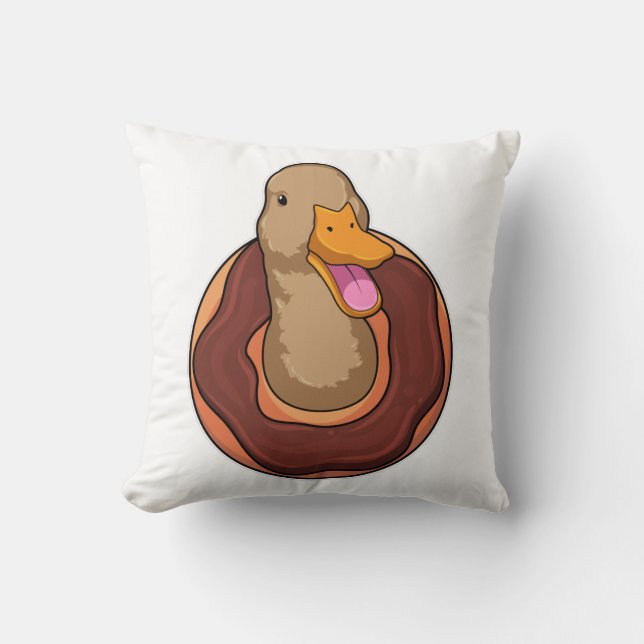 Duck with Donut Cushion (Front)
