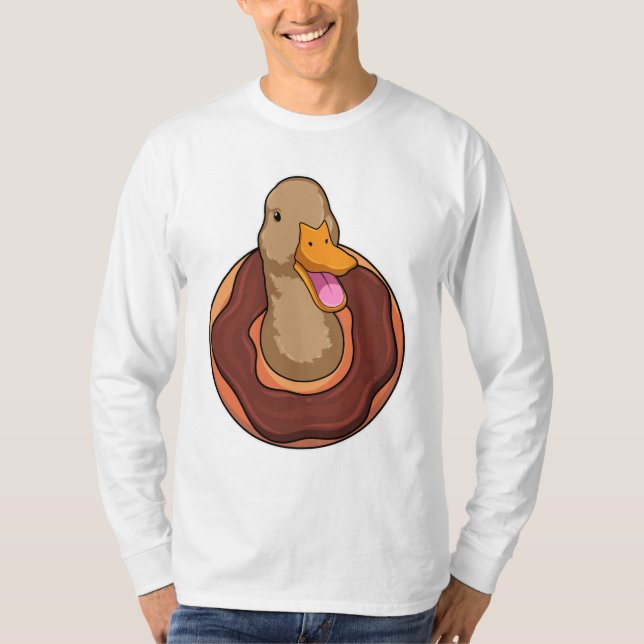 Duck with Donut T-Shirt (Front)