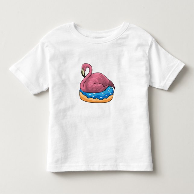 Duck with Donut Toddler T-Shirt (Front)