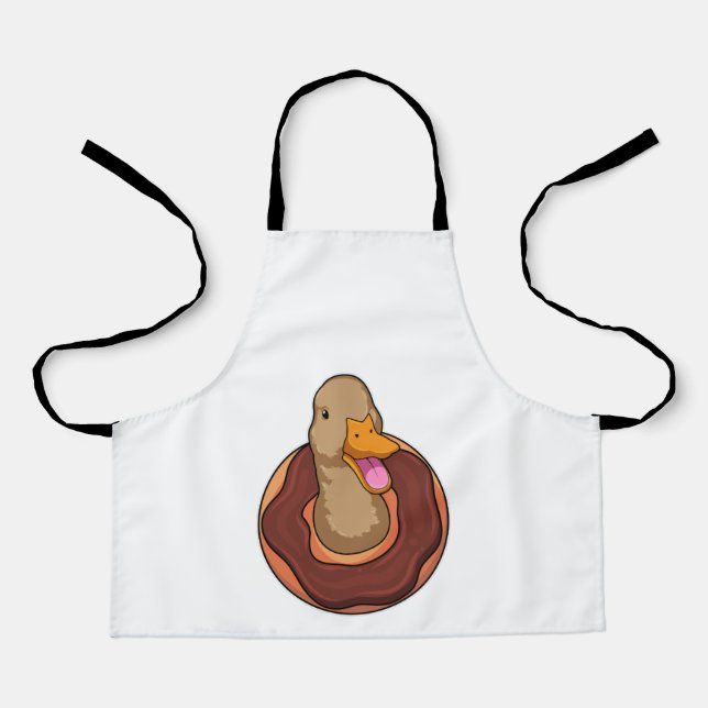 Duck with Doughnut Apron (Front)