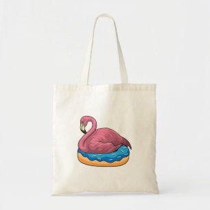 Duck with Doughnut Tote Bag