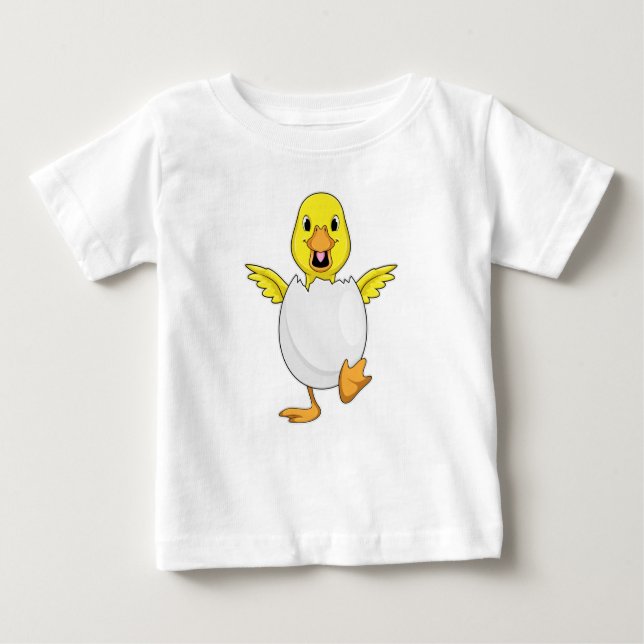Duck with Egg Baby T-Shirt (Front)