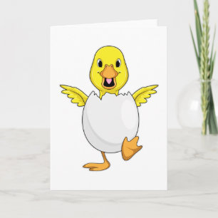 Duck with Egg Card