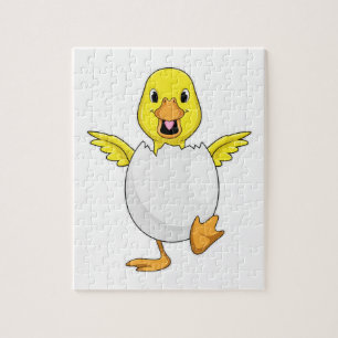 Duck with Egg Jigsaw Puzzle