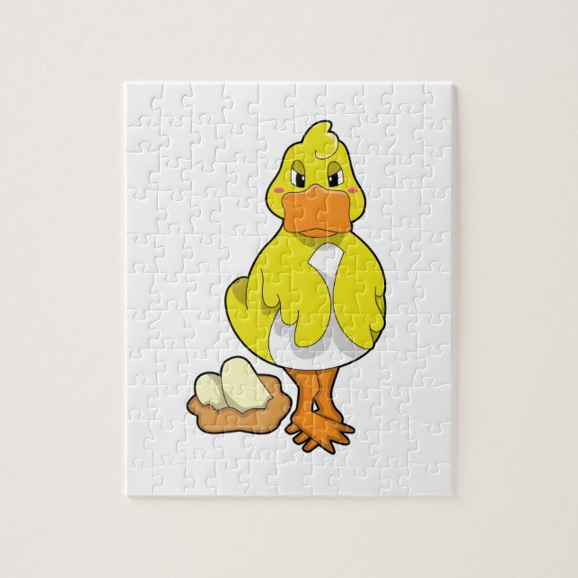 Duck with Eggs Jigsaw Puzzle (Vertical)
