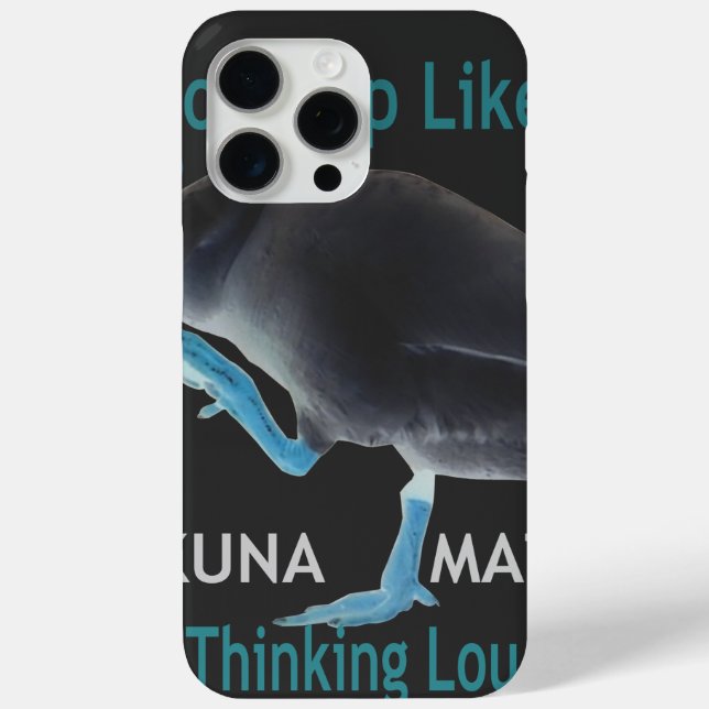 Duck with I Woke Up Like This & Hakuna Matata Text Case-Mate iPhone Case (Back)