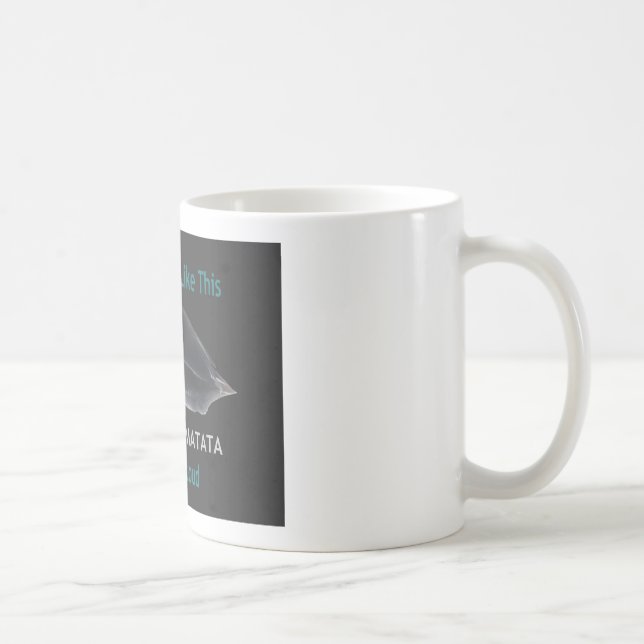 Duck with I Woke Up Like This & Hakuna Matata Text Coffee Mug (Right)