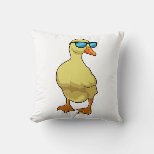 Duck with Sunglasses Cushion