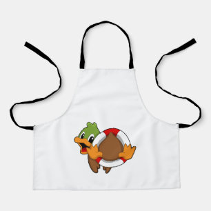 Duck with Swim ring Apron