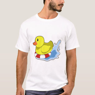 Duck with Swim ring in Water.PNG T-Shirt