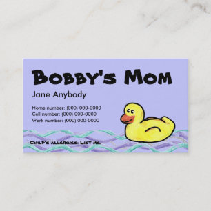 Duckin' Along Mum Card