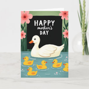 Duckling Mothers Day Scene Card