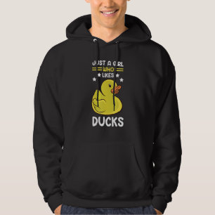 Duckling Rubber Duck Quack Pond Saying 1 Hoodie