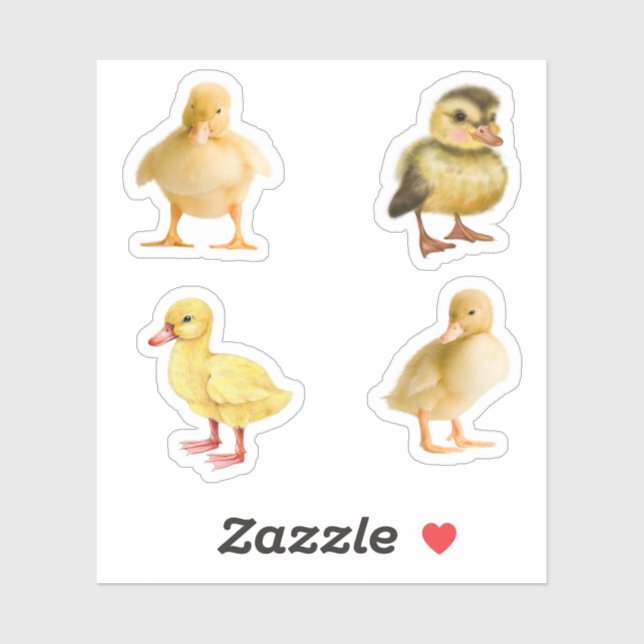 Duckling Stickers (Sheet)