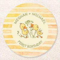 Duckling Twins First Birthday Party