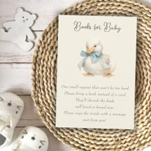 Duckling with Ribbon Baby Shower Books for Baby