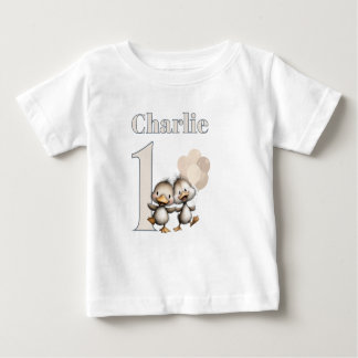 Ducklings Dancing 1st Birthday Celebrations! Baby T-Shirt