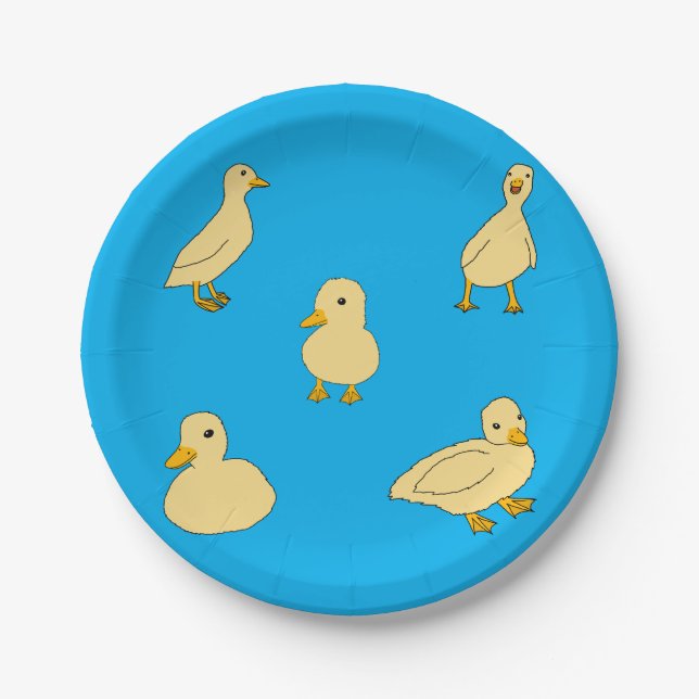 Ducklings Paper Plate (Front)