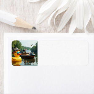 Duckme River Return Address Label