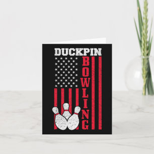 Duckpin Bowling  Card