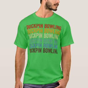 Duckpin bowling Sports Retro  T-Shirt