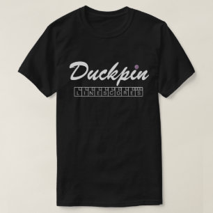 Duckpin Line Scores Black T-Shirt
