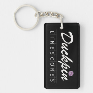 Duckpin Line Scores Keychain