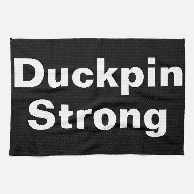 Duckpin Strong Towel - 100% customizable (Horizontal)