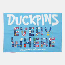 DUCKPINS EVERYWHERE Towel