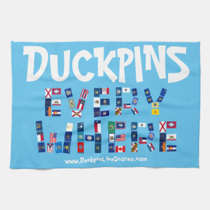 DUCKPINS EVERYWHERE Towel