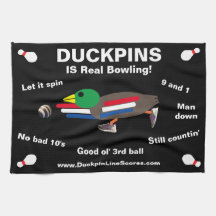 Duckpins IS Real Bowling - Towel