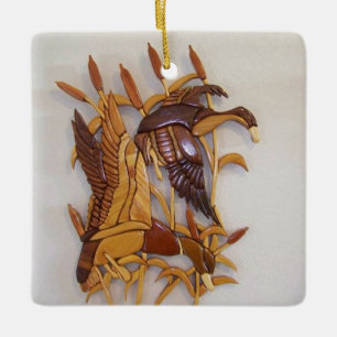 "Duckpond" Ceramic Ornament