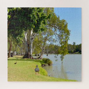 Ducks And The River Murray Australia, Jigsaw Puzzle