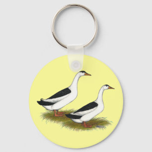 Ducks: Black Magpies Key Ring