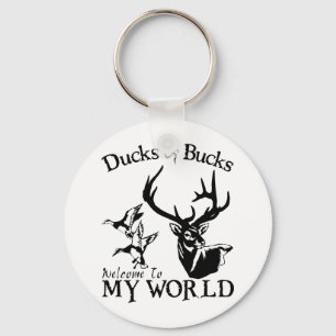 DUCKS & BUCKS KEY RING